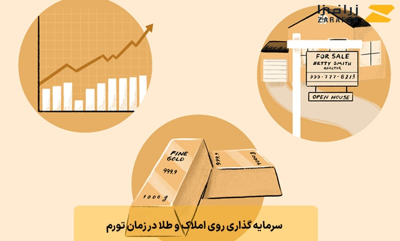 سرمایه گذاری روی املاک و طلا در زمان تورم